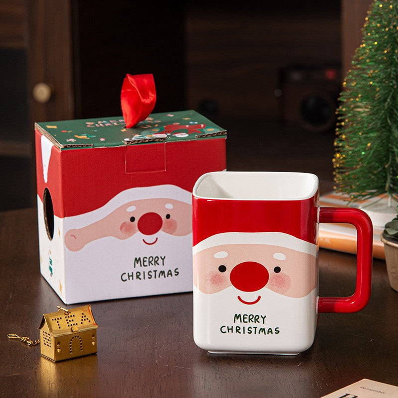 The Winter Cheer Square Holiday Mug