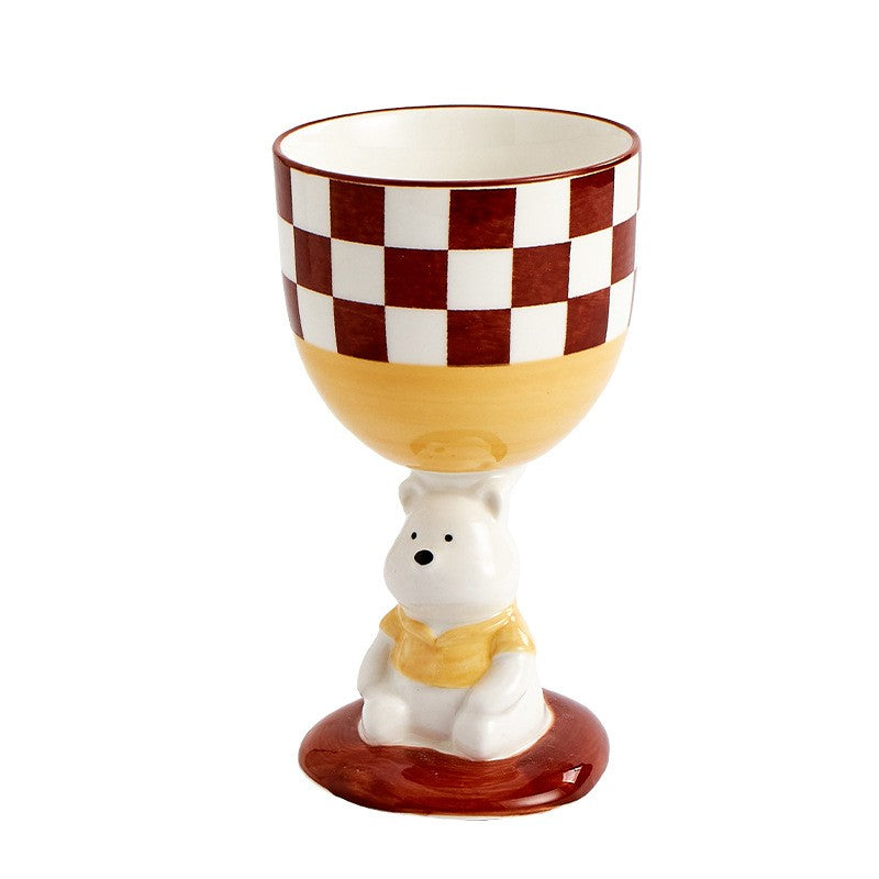 Cozy Bear Ceramic Chalice Cup