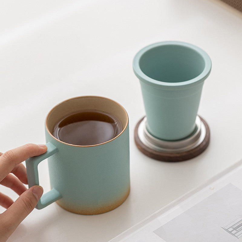 The Duskline Ceramic Tea Infuser Mug