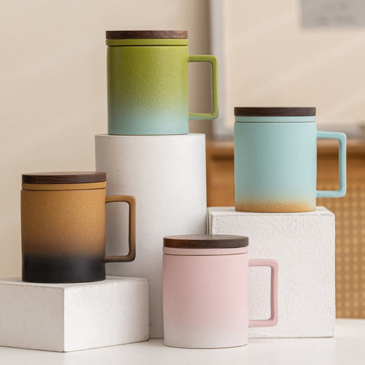 The Duskline Ceramic Tea Infuser Mug