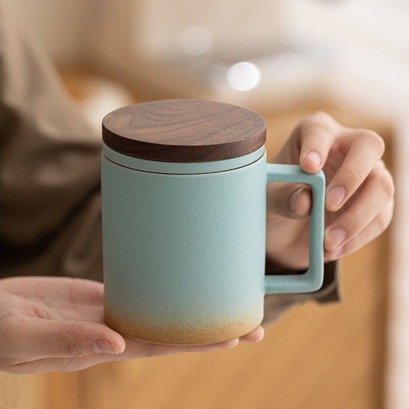 The Duskline Ceramic Tea Infuser Mug