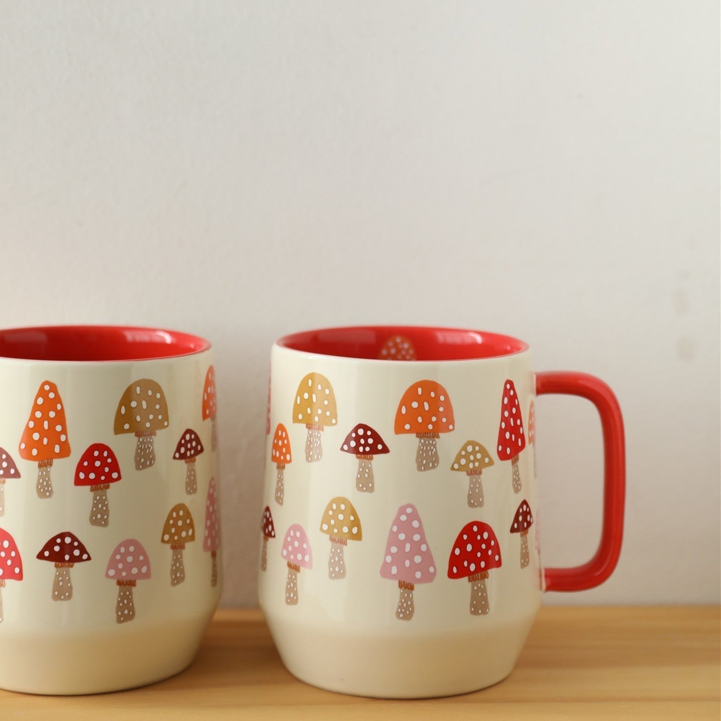 Forest Cap Large Ceramic Mushroom Mug