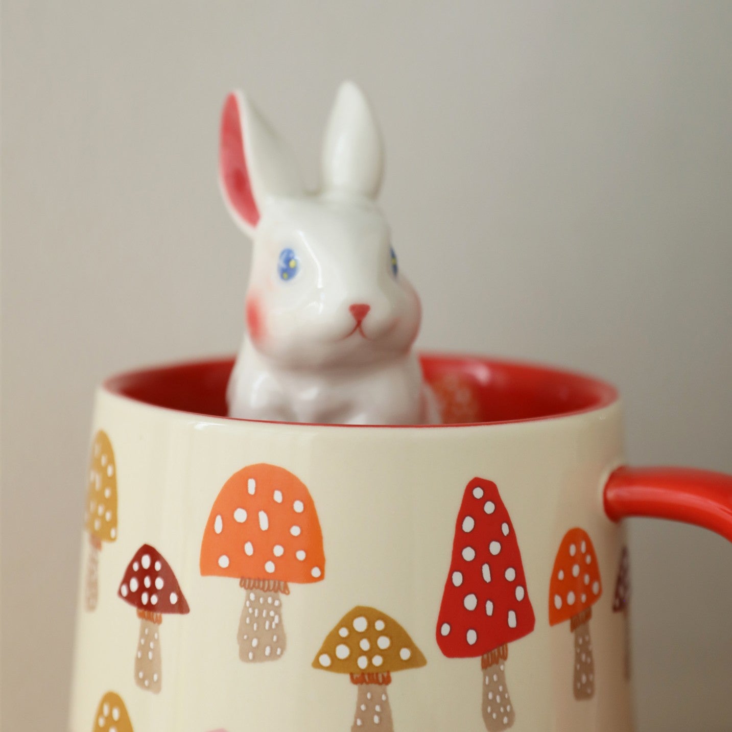 Forest Cap Large Ceramic Mushroom Mug