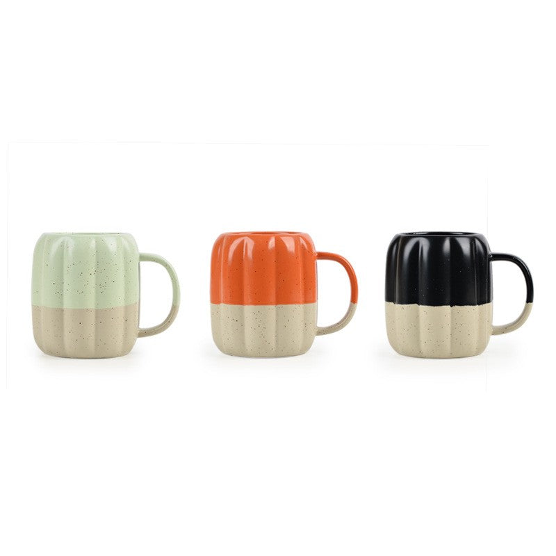 The Harvest Two-Tone Ceramic Pumpkin Mug