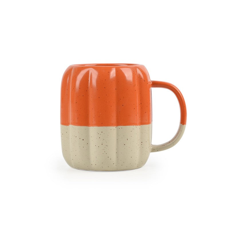 The Harvest Two-Tone Ceramic Pumpkin Mug