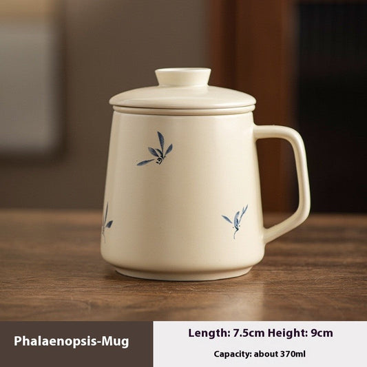 The Heritage Bloom Lidded Tea Mug