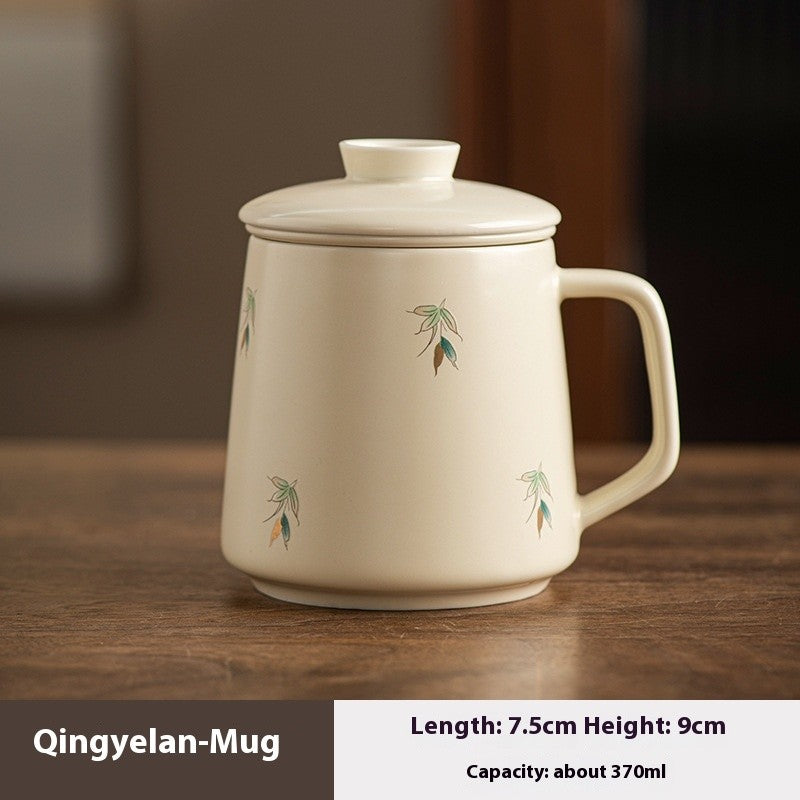 The Heritage Bloom Lidded Tea Mug