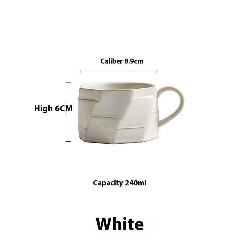 Artisan Faceted Kumo Mug