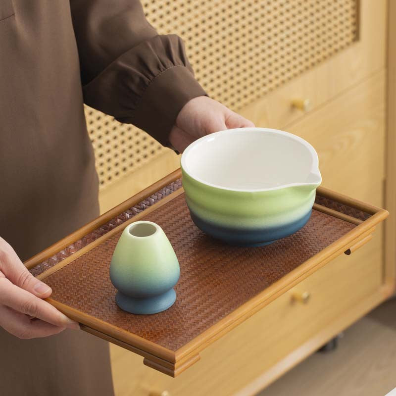 The Mist Horizon Gradient Matcha Whisking Set