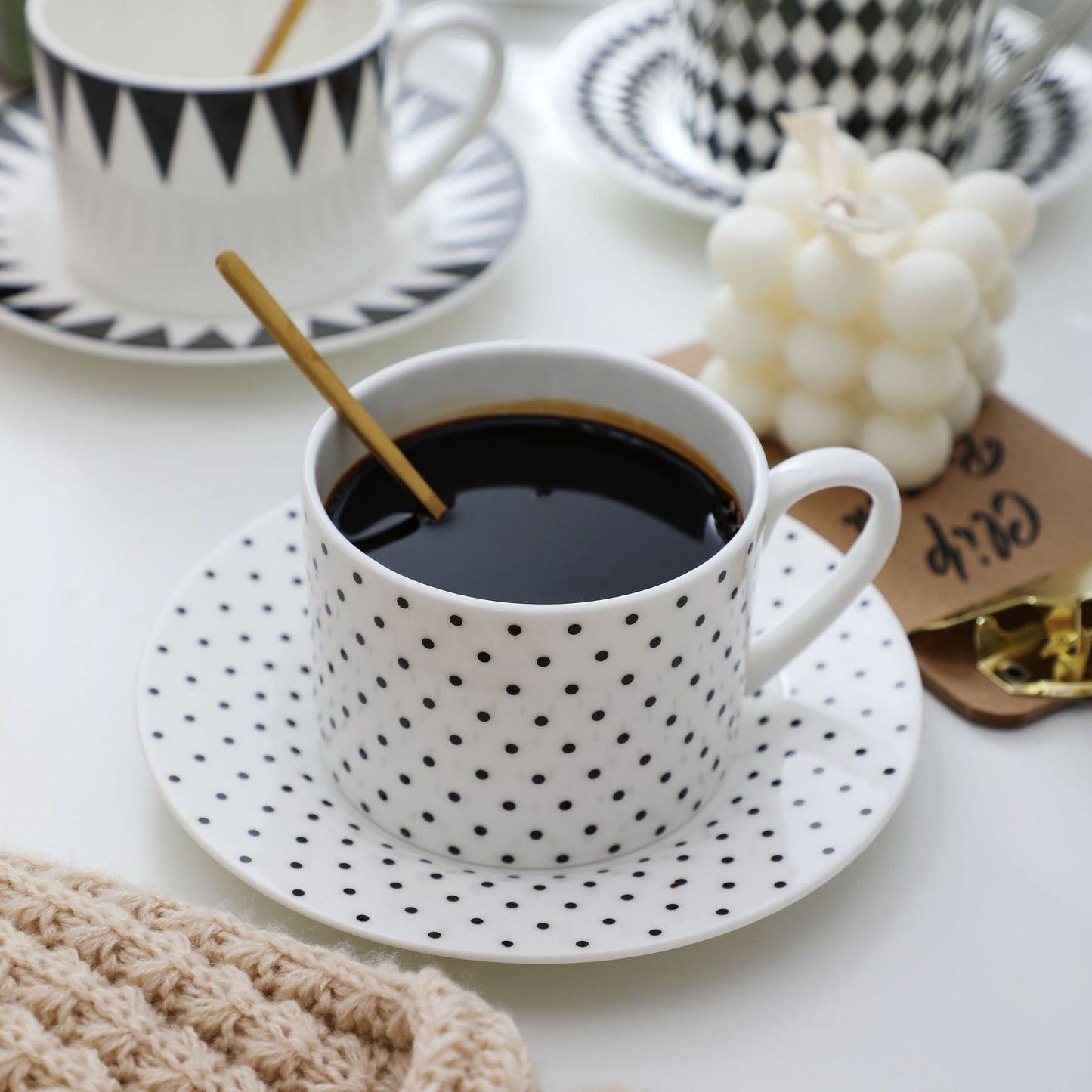 Nordic Linea Contrast Coffee Set