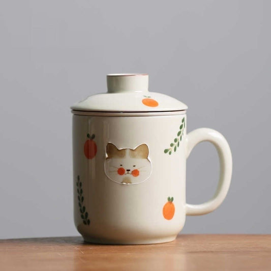 The Mossleaf Stoneware Side-Handle Teapot