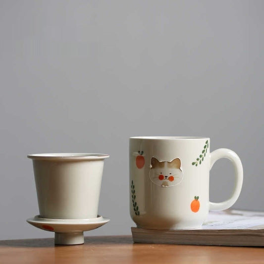 The Mossleaf Stoneware Side-Handle Teapot