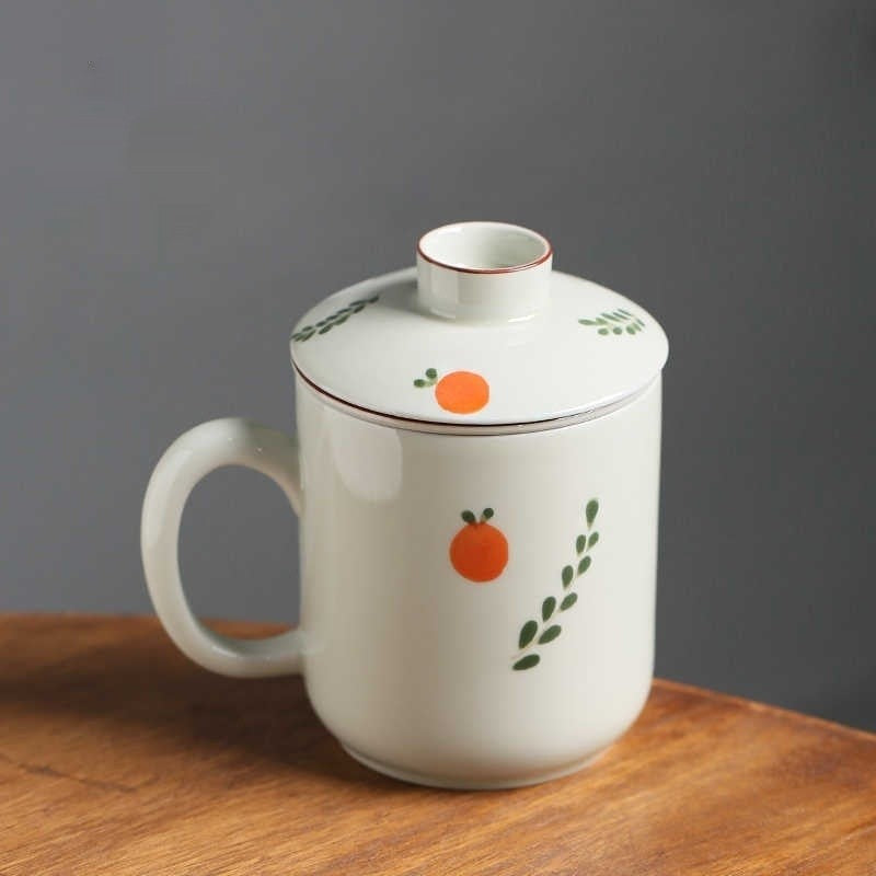 The Mossleaf Stoneware Side-Handle Teapot