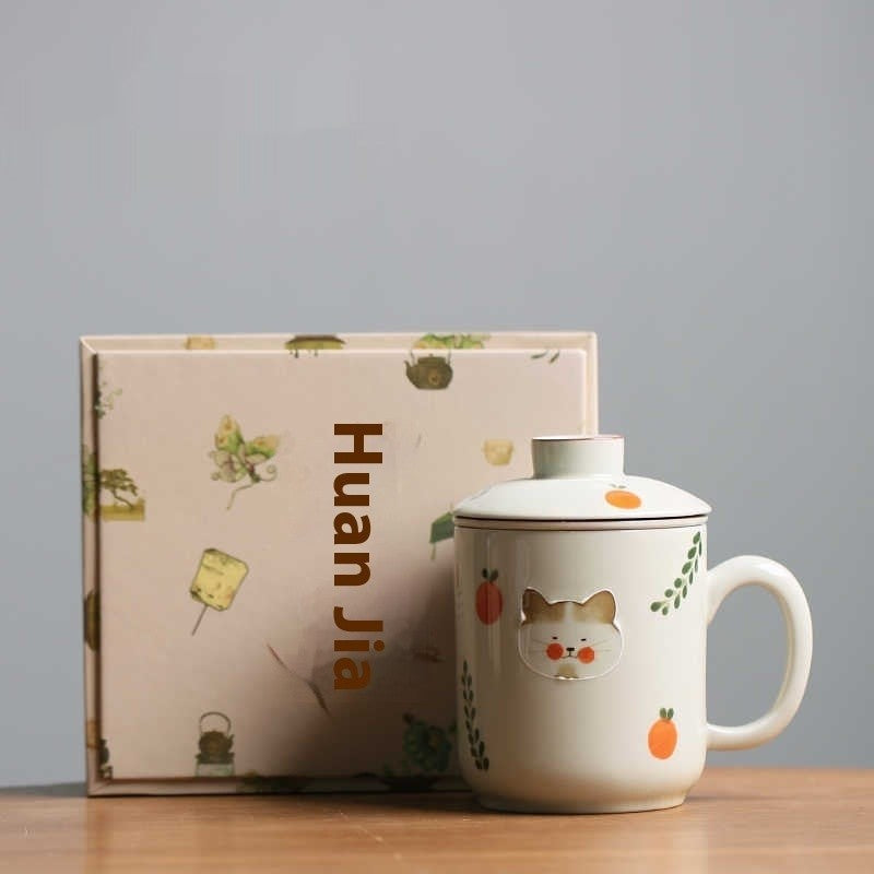 The Mossleaf Stoneware Side-Handle Teapot