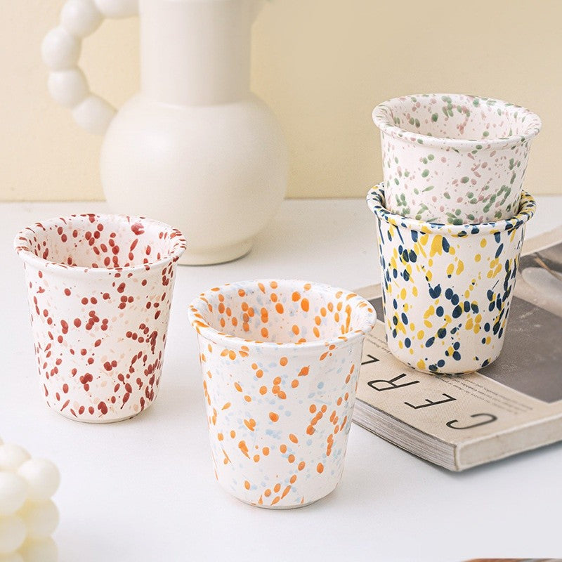 The Rainbow Mist Hand-Painted Splash Cup