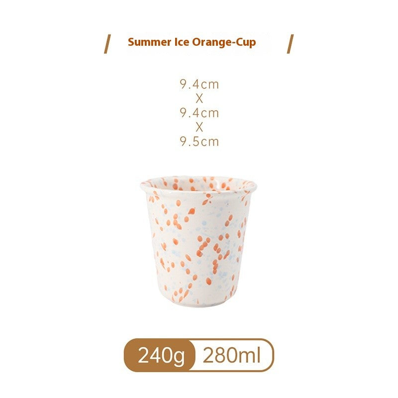 The Rainbow Mist Hand-Painted Splash Cup