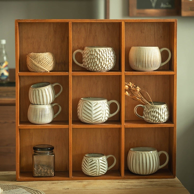 Artisan Glazed Stoneware Mugs