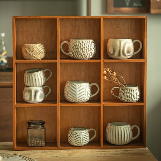 Artisan Glazed Stoneware Mugs