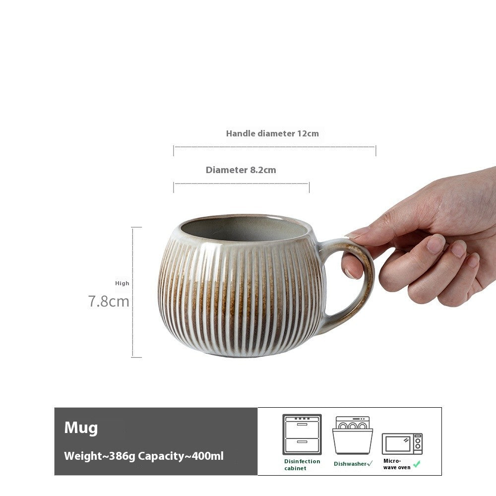 Artisan Glazed Stoneware Mugs