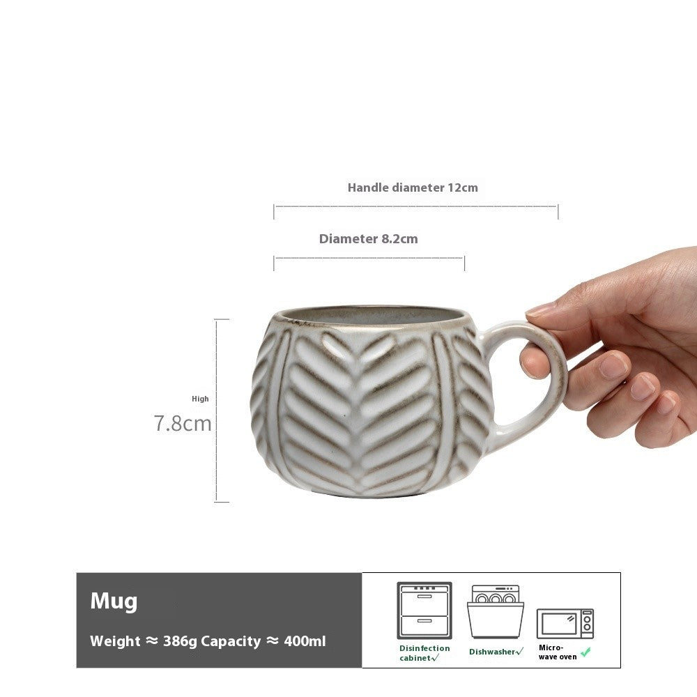 Artisan Glazed Stoneware Mugs