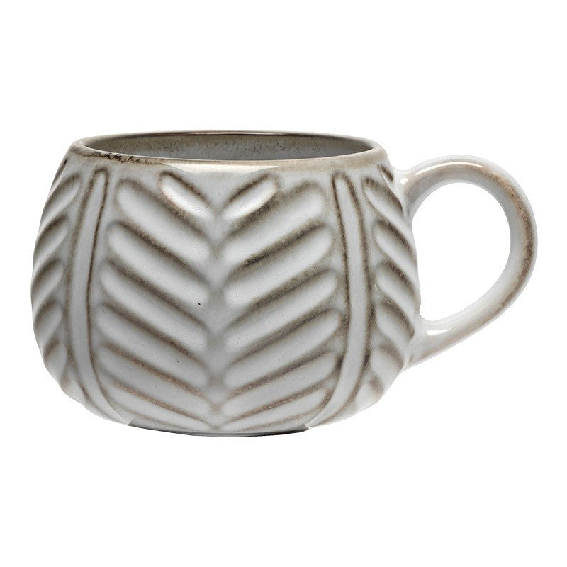 Artisan Glazed Stoneware Mugs
