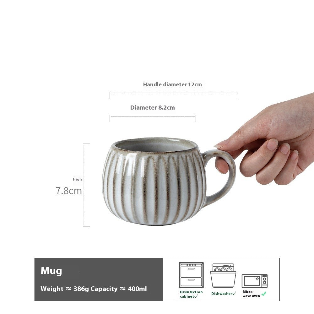Artisan Glazed Stoneware Mugs