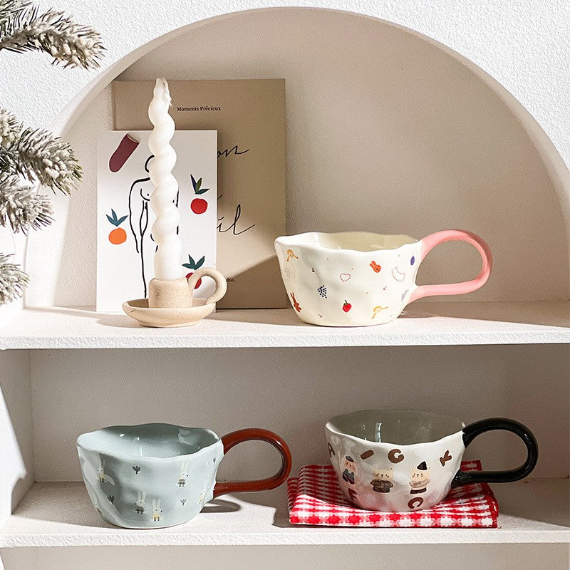 The Sweetheart Fufu Wavy Ceramic Mug