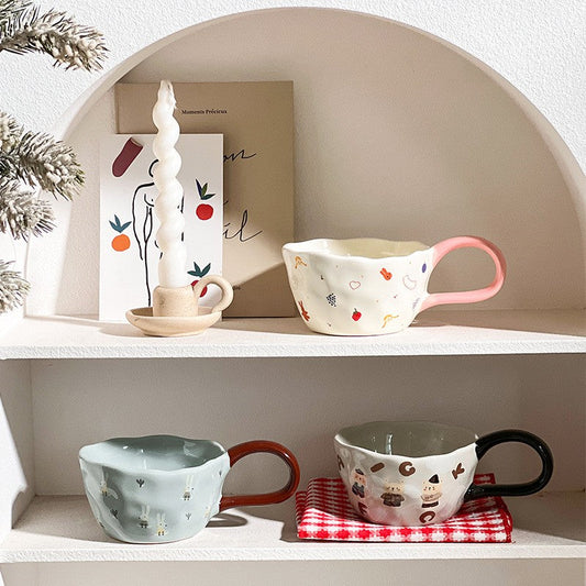 The Sweetheart Fufu Wavy Ceramic Mug