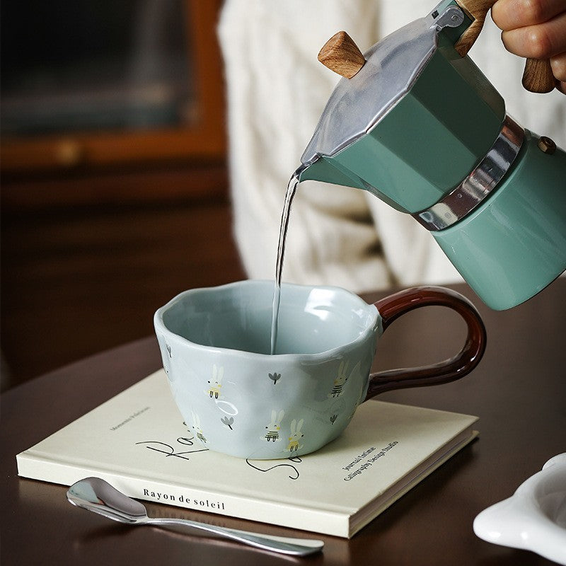 The Sweetheart Fufu Wavy Ceramic Mug