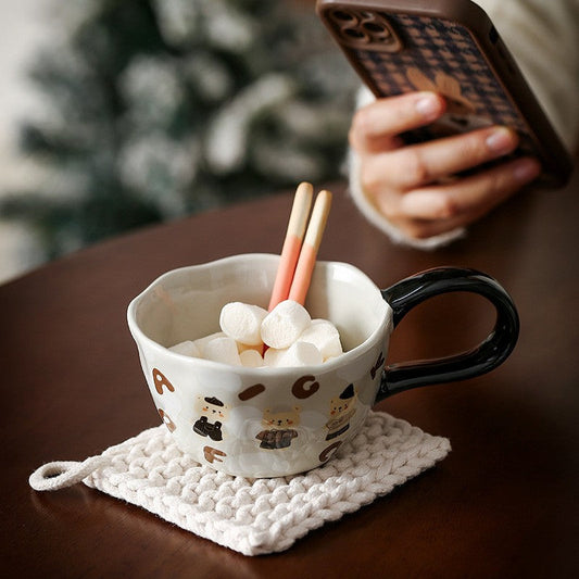 The Sweetheart Fufu Wavy Ceramic Mug