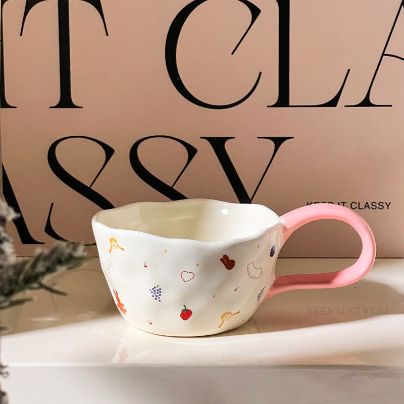The Sweetheart Fufu Wavy Ceramic Mug