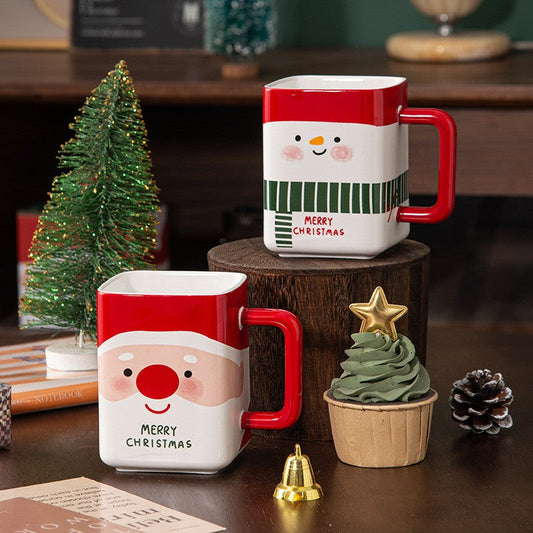 The Winter Cheer Square Holiday Mug